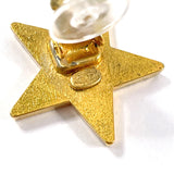 CHANEL Earring Star COCO Mark Gold Plated gold gold 01 P Women Second hand