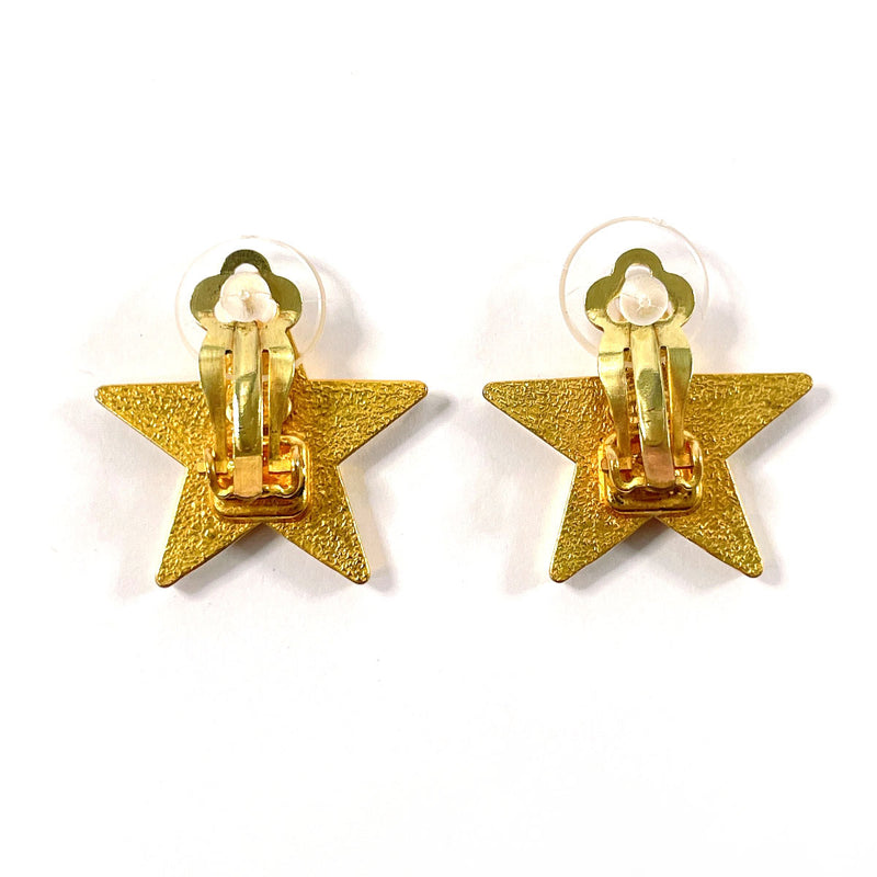 CHANEL Earring Star COCO Mark Gold Plated gold gold 01 P Women Second hand