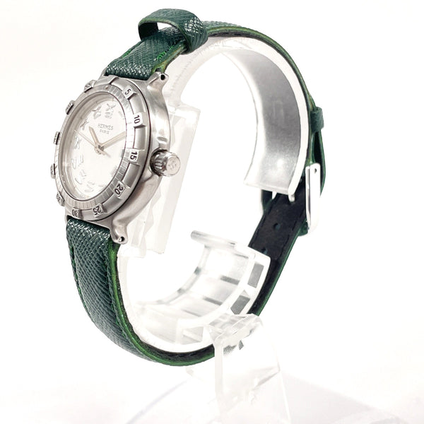 HERMES Watches Captain Nemo Stainless Steel/leather Silver Silver unisex Second hand