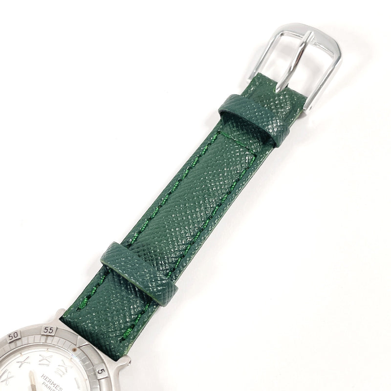HERMES Watches Captain Nemo Stainless Steel/leather Silver Silver unisex Second hand