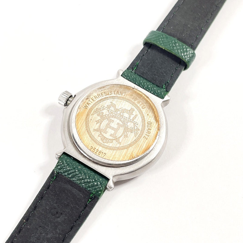 HERMES Watches Captain Nemo Stainless Steel/leather Silver Silver unisex Second hand