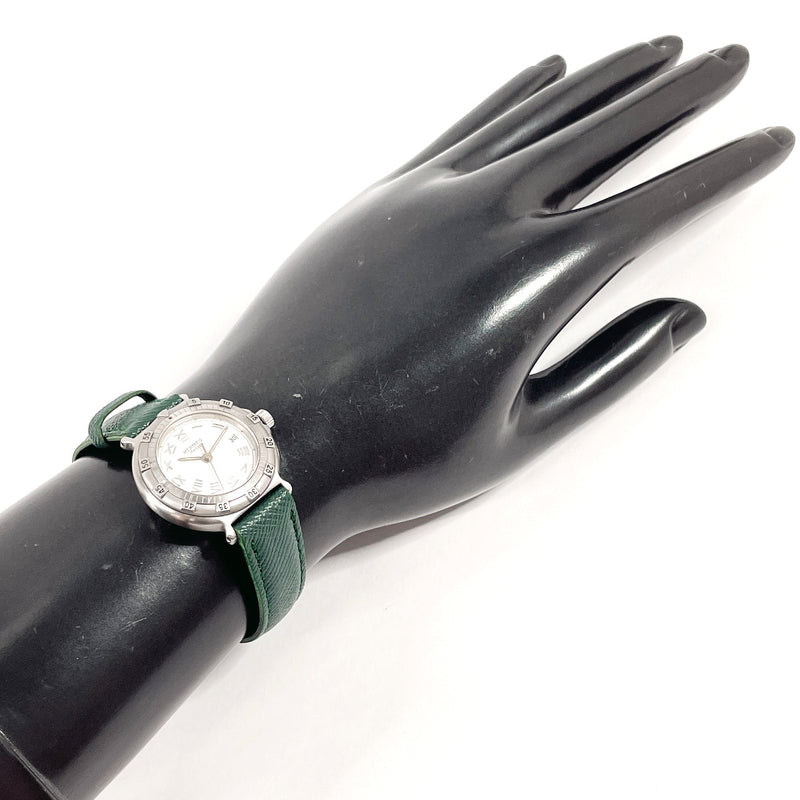 HERMES Watches Captain Nemo Stainless Steel/leather Silver Silver unisex Second hand