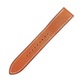 HERMES Watches Spare Belt genuine Vauvarenia Brown Brown DCarved seal unisex Second hand