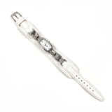 CELINE Watches Triomphe Breath Watch Stainless Steel/leather Silver Silver Women Second hand