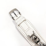 CELINE Watches Triomphe Breath Watch Stainless Steel/leather Silver Silver Women Second hand