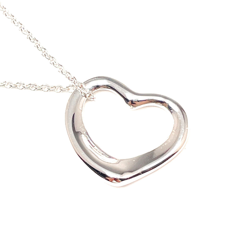 TIFFANY&Co. Necklace Open heart Elsa Peretti Silver925 Silver Women Second hand