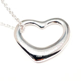 TIFFANY&Co. Necklace Open heart Elsa Peretti Silver925 Silver Women Second hand