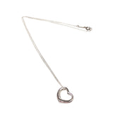 TIFFANY&Co. Necklace Open heart Elsa Peretti Silver925 Silver Women Second hand