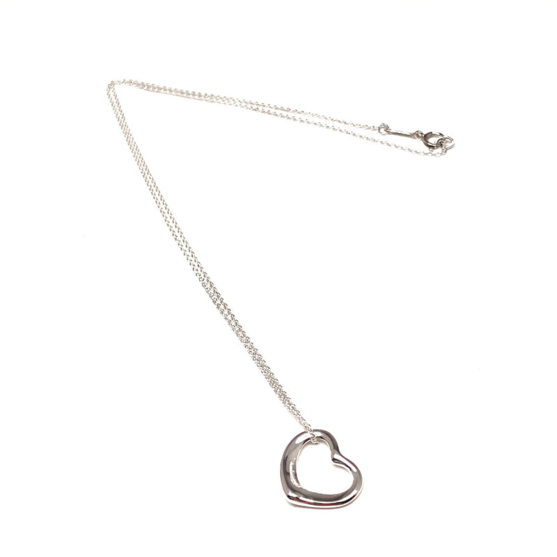 TIFFANY&Co. Necklace Open heart Elsa Peretti Silver925 Silver Women Second hand