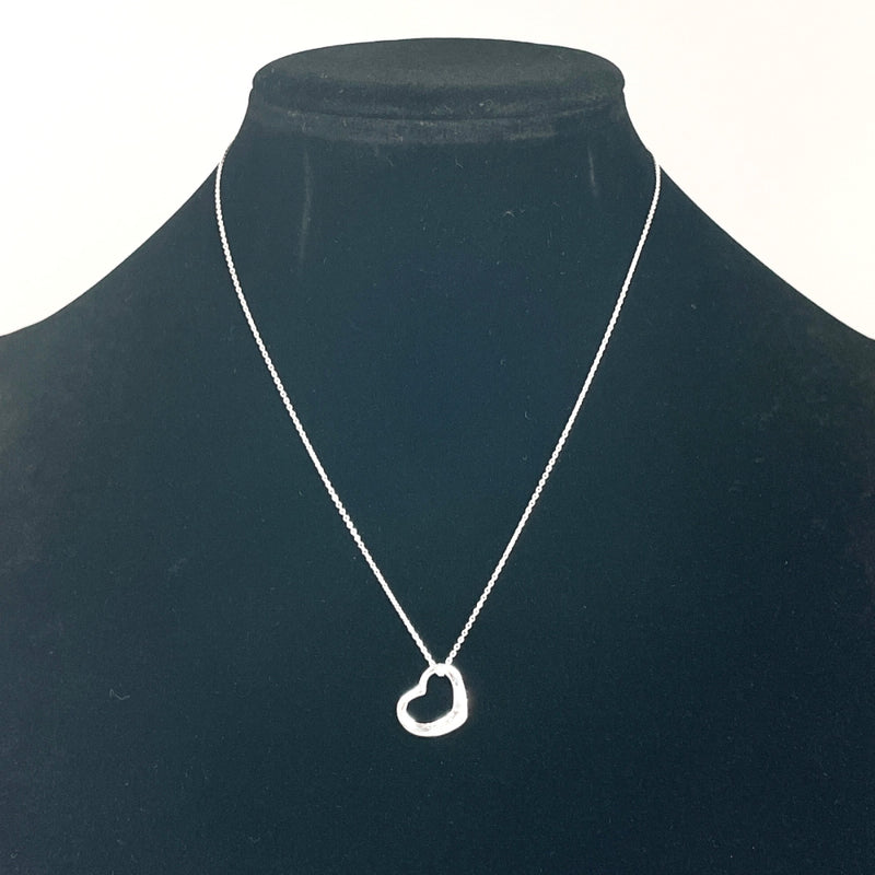 TIFFANY&Co. Necklace Open heart Elsa Peretti Silver925 Silver Women Second hand