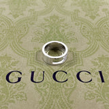 GUCCI Ring Branded Cutout G Silver925 #US 5 1/2 Silver Women Second hand