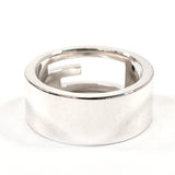 GUCCI Ring Branded Cutout G Silver925 #US 5 1/2 Silver Women Second hand