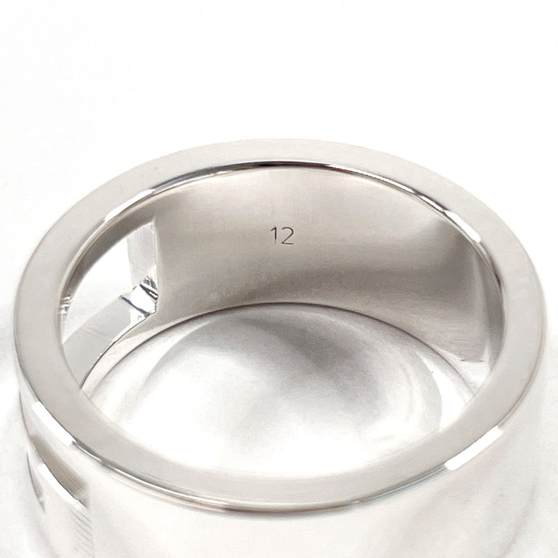 GUCCI Ring Branded Cutout G Silver925 #US 5 1/2 Silver Women Second hand