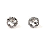 GUCCI earring 457109 J8400 0811 Interlocking G Silver925 Silver unisex Second hand