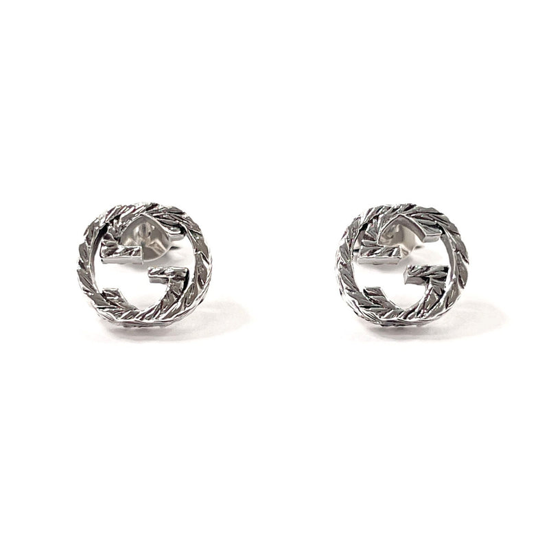 GUCCI earring 457109 J8400 0811 Interlocking G Silver925 Silver unisex Second hand