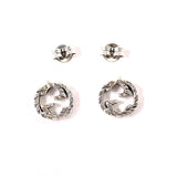 GUCCI earring 457109 J8400 0811 Interlocking G Silver925 Silver unisex Second hand