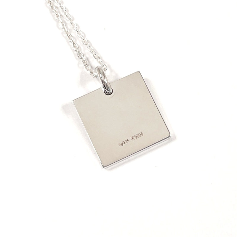 GUCCI Necklace Square plate Silver925 Silver unisex Second hand