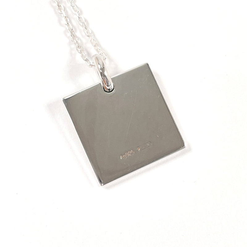 GUCCI Necklace Square plate Silver925 Silver unisex Second hand