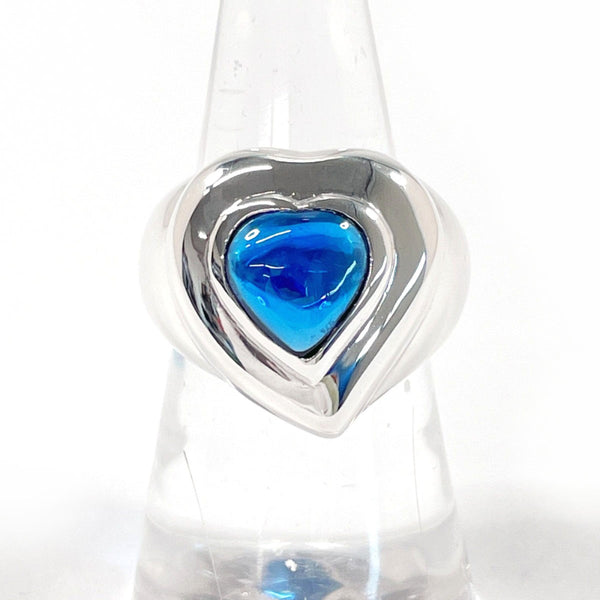 YVES SAINT LAURENT Ring heart Silver925/Stone #US 5 3/4 Silver Silver Women Second hand
