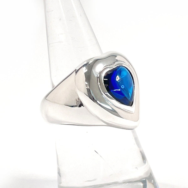 YVES SAINT LAURENT Ring heart Silver925/Stone #US 5 3/4 Silver Silver Women Second hand