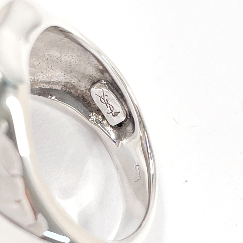 YVES SAINT LAURENT Ring heart Silver925/Stone #US 5 3/4 Silver Silver Women Second hand