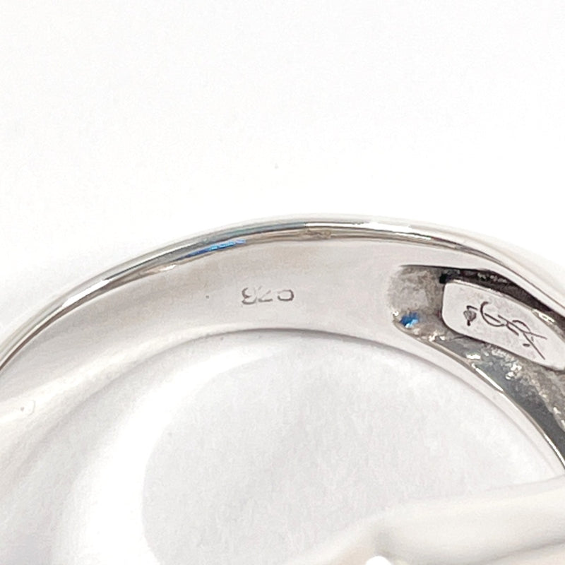 YVES SAINT LAURENT Ring heart Silver925/Stone #US 5 3/4 Silver Silver Women Second hand
