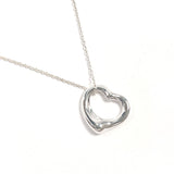 TIFFANY&Co. Necklace Open heart Elsa Peretti Silver925 Silver Women Second hand