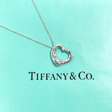 TIFFANY&Co. Necklace Open heart Elsa Peretti Silver925 Silver Women Second hand