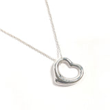 TIFFANY&Co. Necklace Open heart Elsa Peretti Silver925 Silver Women Second hand