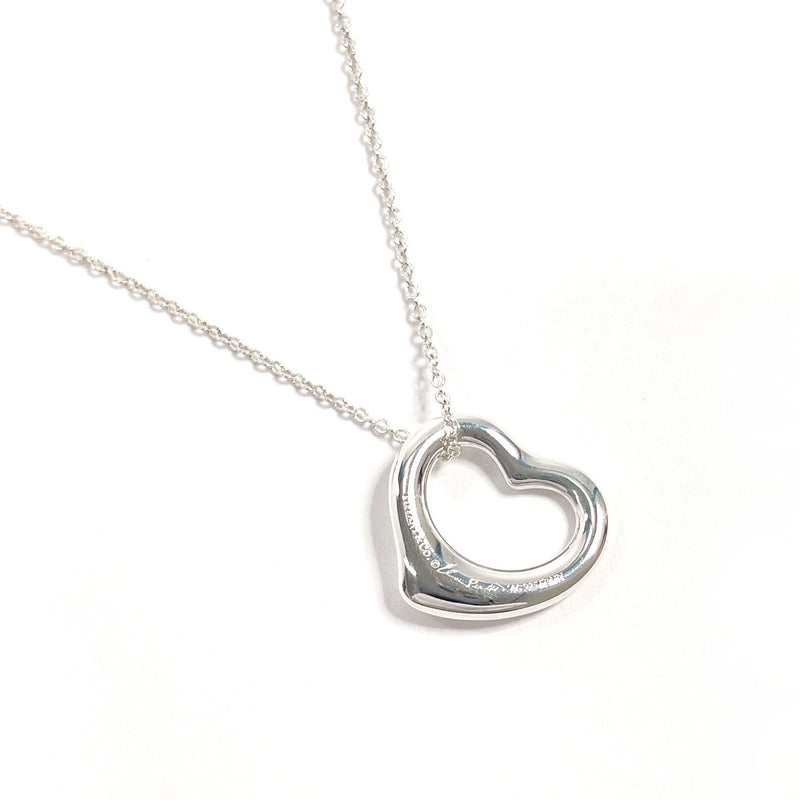TIFFANY&Co. Necklace Open heart Elsa Peretti Silver925 Silver Women Second hand