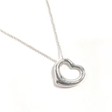 TIFFANY&Co. Necklace Open heart Elsa Peretti Silver925 Silver Women Second hand