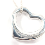 TIFFANY&Co. Necklace Open heart Elsa Peretti Silver925 Silver Women Second hand
