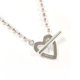 GUCCI Necklace Ball Chain Heart Silver925 Silver Women Second hand
