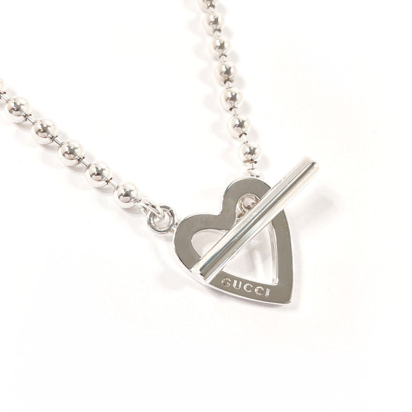 GUCCI Necklace Ball Chain Heart Silver925 Silver Women Second hand
