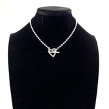 GUCCI Necklace Ball Chain Heart Silver925 Silver Women Second hand