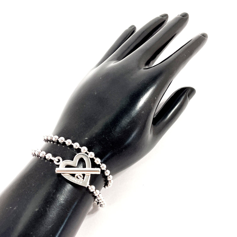 GUCCI Necklace Ball Chain Heart Silver925 Silver Women Second hand