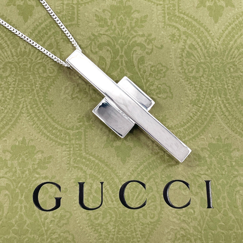GUCCI Necklace cross Silver925 Silver unisex Second hand