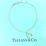 TIFFANY&Co. bracelet Open heart Elsa Peretti Silver925 Silver Women Second hand