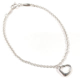 TIFFANY&Co. bracelet Open heart Elsa Peretti Silver925 Silver Women Second hand