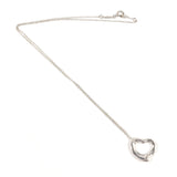 TIFFANY&Co. Necklace Open heart Elsa Peretti Silver925 Silver Women Second hand