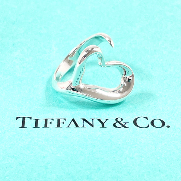 TIFFANY&Co. Ring Open heart Elsa Peretti Silver925 #US 6 1/4 Silver Women Second hand