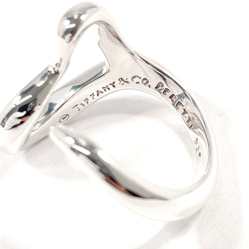 TIFFANY&Co. Ring Open heart Elsa Peretti Silver925 #US 6 1/4 Silver Women Second hand