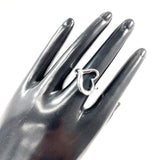 TIFFANY&Co. Ring Open heart Elsa Peretti Silver925 #US 6 1/4 Silver Women Second hand