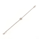 GUCCI bracelet 770756 J8400 8106 Double G Silver925 Silver unisex Second hand