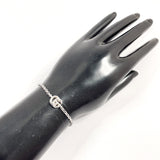 GUCCI bracelet 770756 J8400 8106 Double G Silver925 Silver unisex Second hand