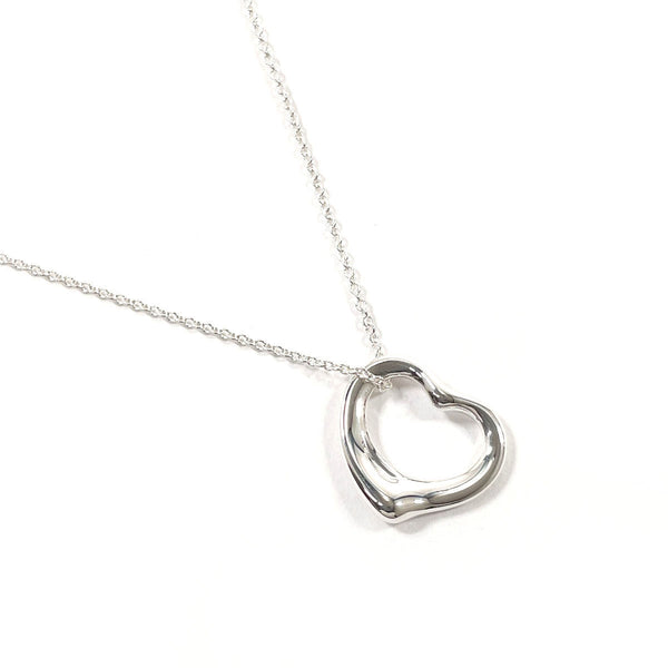 TIFFANY&Co. Necklace Open heart Elsa Peretti Silver925 Silver Women Second hand
