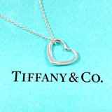 TIFFANY&Co. Necklace Open heart Elsa Peretti Sterling Silver Silver Women Second hand