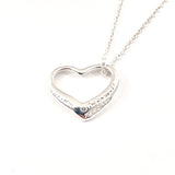 TIFFANY&Co. Necklace Open heart Elsa Peretti Sterling Silver Silver Women Second hand
