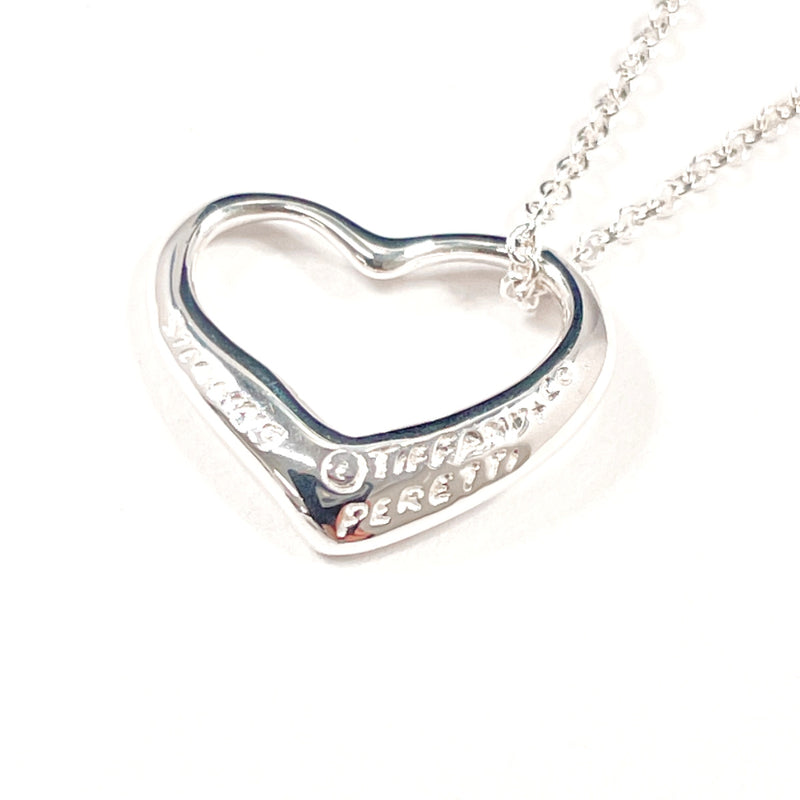 TIFFANY&Co. Necklace Open heart Elsa Peretti Sterling Silver Silver Women Second hand