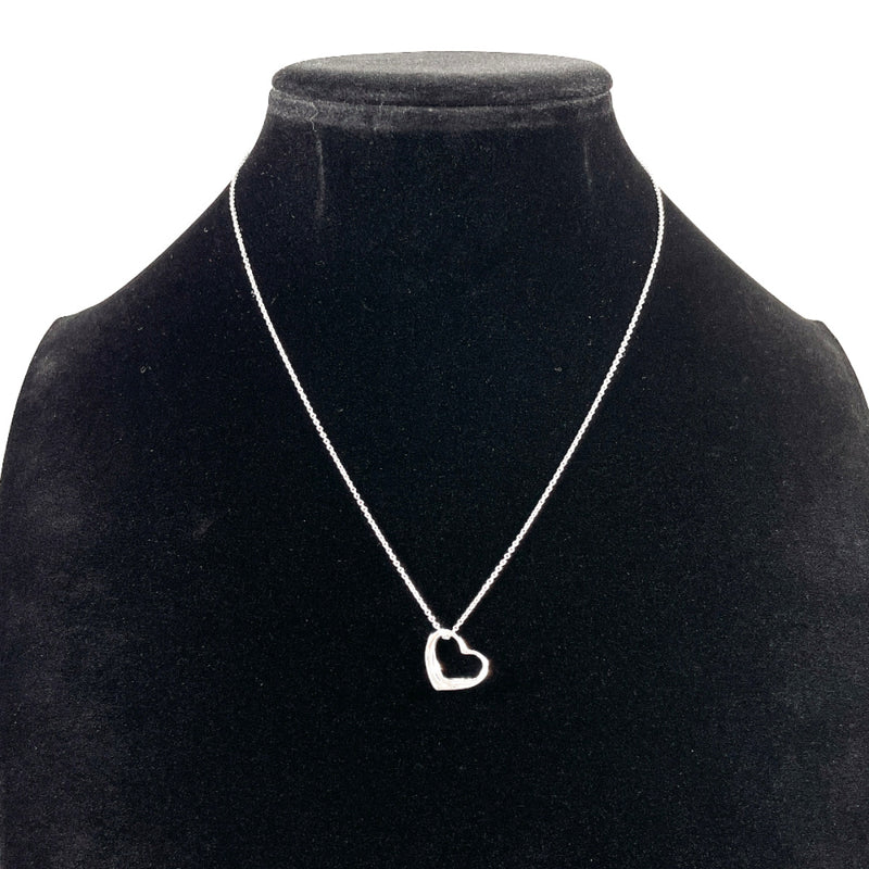 TIFFANY&Co. Necklace Open heart Elsa Peretti Sterling Silver Silver Women Second hand